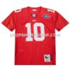 Mens Mitchell And Ness Eli Manning Red New York Giants 2004 Authentic Throwback Retired Player Jersey