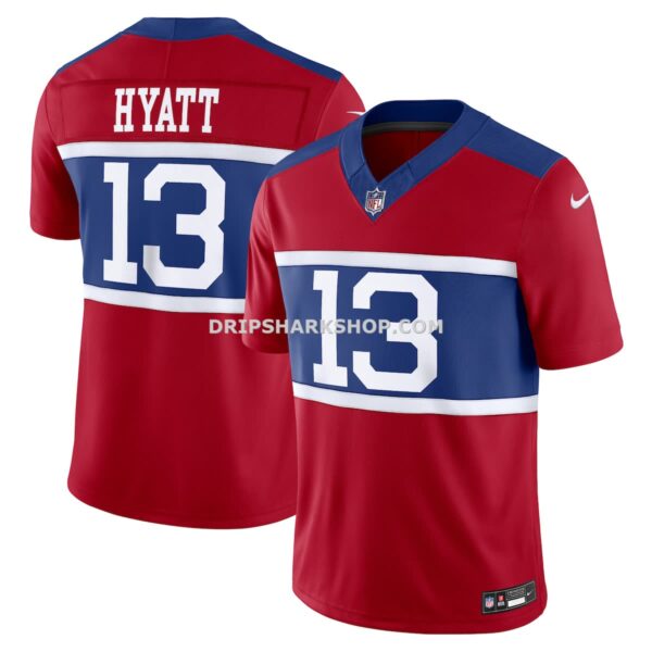 NFL242c1bG04-a92b4a Mens Nike Jalin Hyatt Century Red New York Giants Alternate Vapor Fuse Limited Jersey