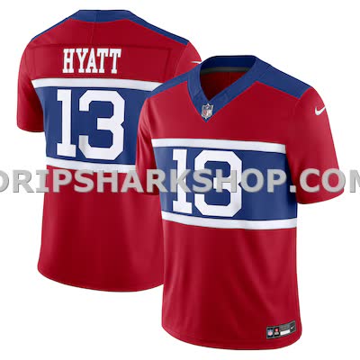Mens Nike Jalin Hyatt Century Red New York Giants Alternate Vapor Fuse Limited Jersey