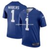 Mens Nike Malik Nabers Royal New York Giants Legend Player Performance Top
