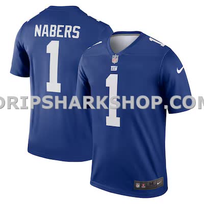 Mens Nike Malik Nabers Royal New York Giants Legend Player Performance Top