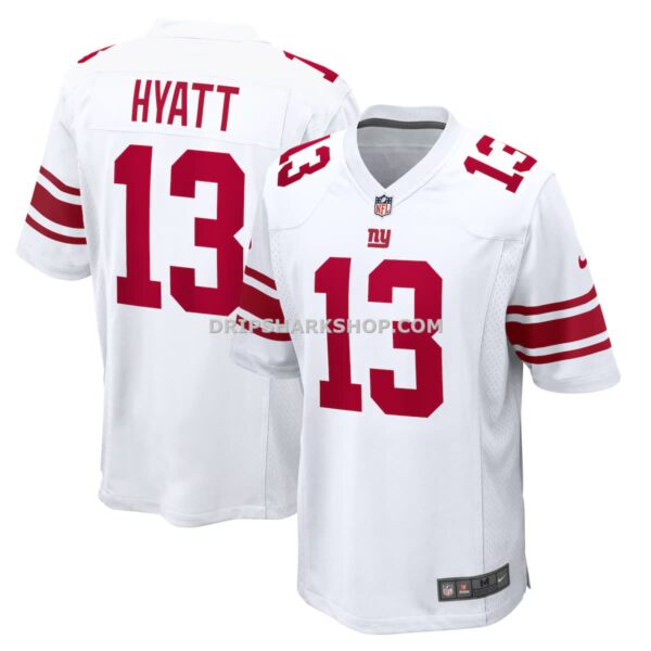 NFL2442dbG04-cd84be Mens Nike Jalin Hyatt White New York Giants Game Jersey