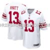 NFL2442dbM01-607e40 Mens Nike Jalin Hyatt White New York Giants Game Jersey