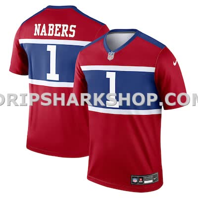 Mens Nike Malik Nabers Red New York Giants Legend Player Performance Top