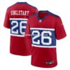 Mens Nike Devin Singletary Century Red New York Giants Alternate Player Game Jersey