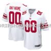 NFL244b45M01-a116a7 Mens Nike White New York Giants Custom Game Jersey
