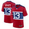 Mens Nike Jalin Hyatt Century Red New York Giants Alternate Player Game Jersey