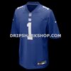 Mens Nike Malik Nabers Royal New York Giants Player Game Jersey