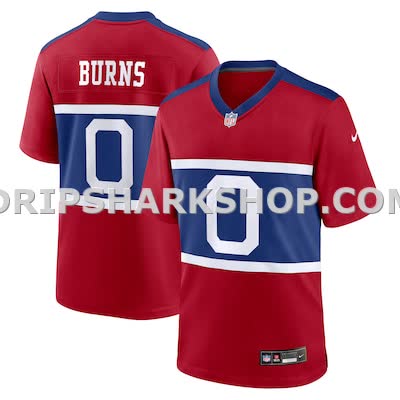 Mens Nike Brian Burns Century Red New York Giants Alternate Game Jersey