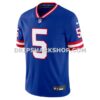 Mens Nike Kayvon Thibodeaux Royal New York Giants Alternate Vapor Untouchable Limited Jersey