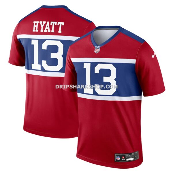 NFL247046G04-3ce493 Mens Nike Jalin Hyatt Red New York Giants Legend Player Performance Top