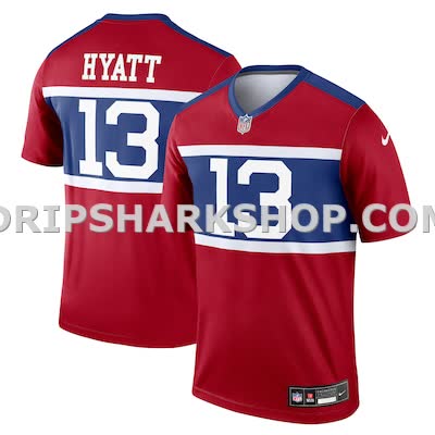 Mens Nike Jalin Hyatt Red New York Giants Legend Player Performance Top