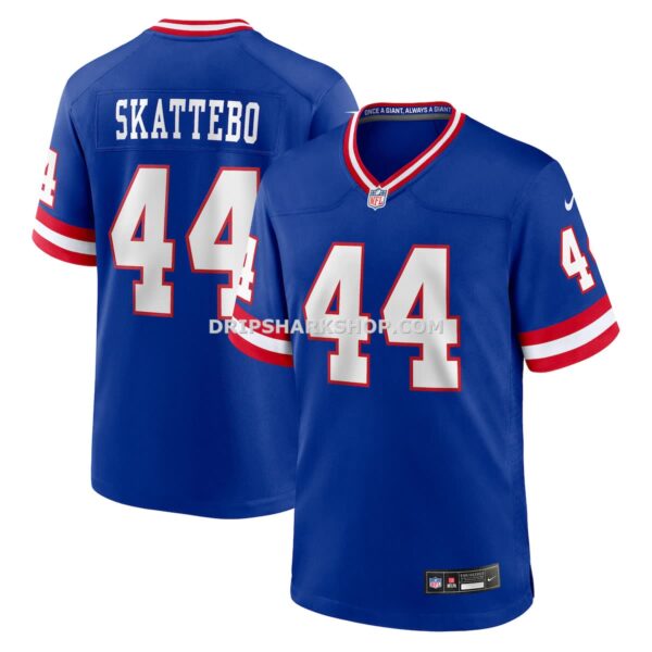 Mens Nike Cam Skattebo Royal New York Giants Alternate 2 Legacy Game Jersey