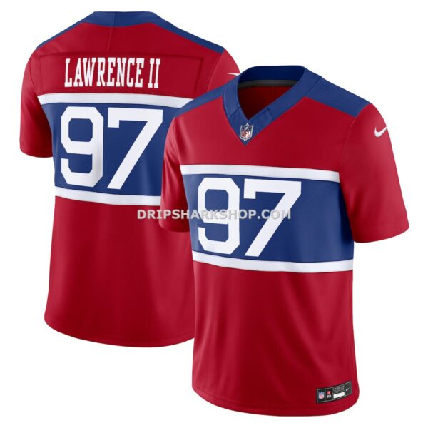 NFL2472ceG04-0a6d1f Mens Nike Dexter Lawrence Ii Century Red New York Giants Alternate Vapor Fuse Limited Jersey