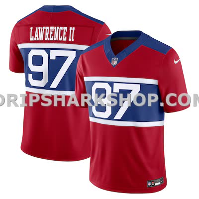Mens Nike Dexter Lawrence Ii Century Red New York Giants Alternate Vapor Fuse Limited Jersey