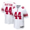 Mens Nike Cam Skattebo White New York Giants Game Jersey