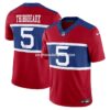 NFL248258G04-9067ef Mens Nike Kayvon Thibodeaux Century Red New York Giants Alternate Vapor Fuse Limited Jersey