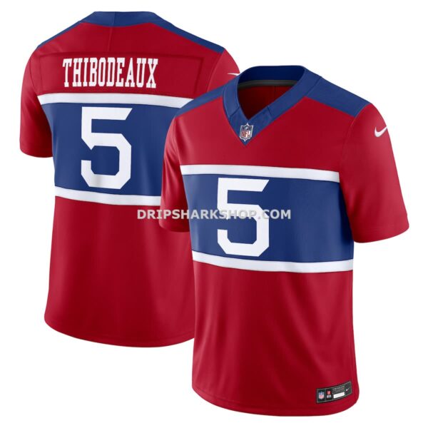 NFL248258G04-9067ef Mens Nike Kayvon Thibodeaux Century Red New York Giants Alternate Vapor Fuse Limited Jersey