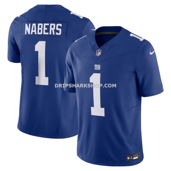 NFL24837fG04-b5d321 Mens Nike Malik Nabers Royal New York Giants Vapor Fuse Limited Jersey