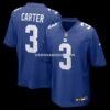 Mens Nike Abdul Carter Royal New York Giants Team Game Jersey