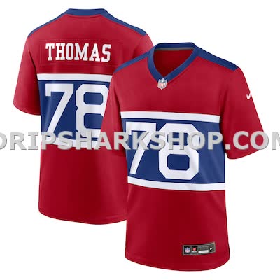 Mens Nike Andrew Thomas Century Red New York Giants Alternate Player Game Jersey