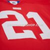 Mens Mitchell And Ness Tiki Barber Red New York Giants 2004 Legacy Replica Jersey