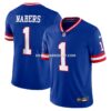 NFL249fb0G04-6d3a97 Mens Nike Malik Nabers Royal New York Giants Alternate 2 Legacy Vapor Untouchable Limited Jersey