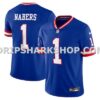 NFL249fb0M01-ef3170 Mens Nike Malik Nabers Royal New York Giants Alternate 2 Legacy Vapor Untouchable Limited Jersey