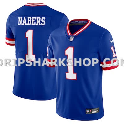 Mens Nike Malik Nabers Royal New York Giants Alternate 2 Legacy Vapor Untouchable Limited Jersey