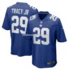 NFL24ace2G04-fe13c4 Mens Nike Tyrone Tracy Jr Royal New York Giants Team Game Jersey
