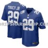 NFL24ace2M01-689e23 Mens Nike Tyrone Tracy Jr Royal New York Giants Team Game Jersey