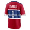 NFL24b118G06-d180a9 Mens Nike Malik Nabers Century Red New York Giants Alternate Game Jersey