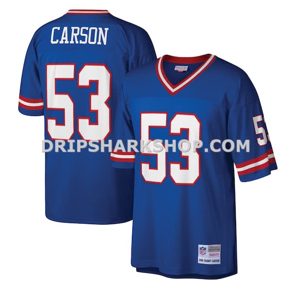 Mens Mitchell And Ness Harry Carson Royal New York Giants Legacy Replica Jersey Pi3610000