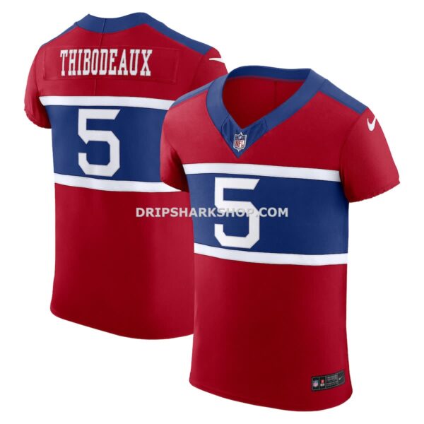 NFL24c380G04-cedf06 Mens Nike Kayvon Thibodeaux Red New York Giants Vapor Fuse Elite Player Jersey Vapor Fuse Elite Jersey