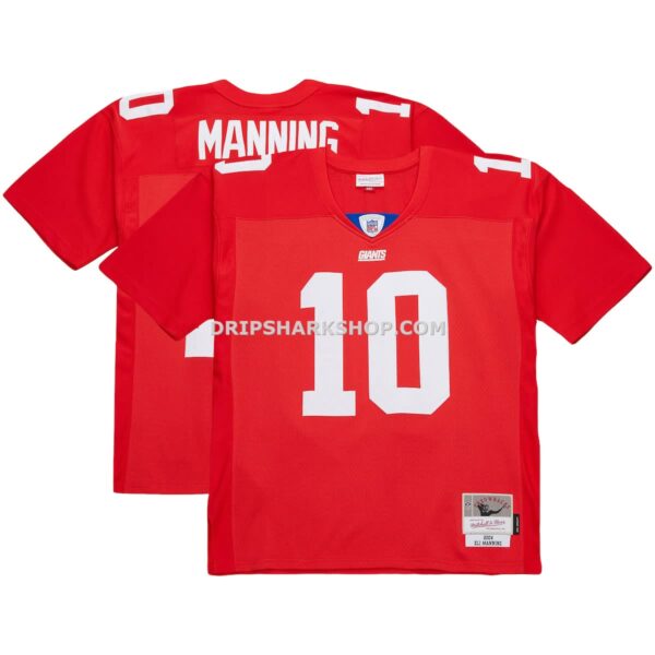 Mens Mitchell And Ness Eli Manning Red New York Giants 2004 Team Legacy Retired Player Big And Tall Jersey