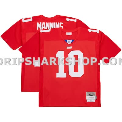 Mens Mitchell And Ness Eli Manning Red New York Giants 2004 Team Legacy Retired Player Big And Tall Jersey