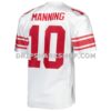 NFL24d49cG02-065178 Mens Mitchell And Ness Eli Manning White New York Giants 2007 Authentic Throwback Retired Player Jersey Pi5059000