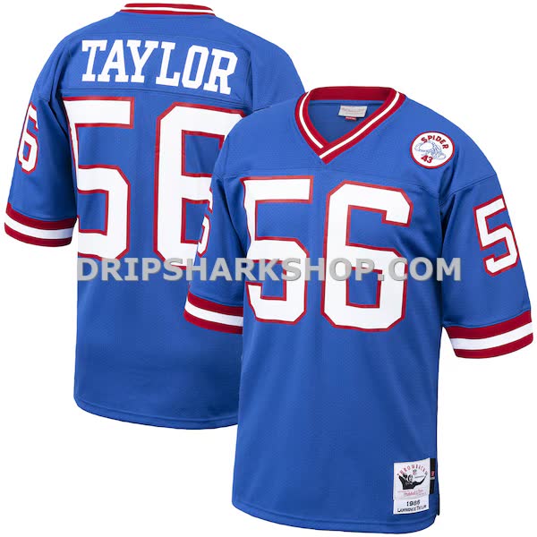 Mens Mitchell And Ness Lawrence Taylor Royal New York Giants 1986 Authentic Throwback Retired Player Jersey Pi3614000