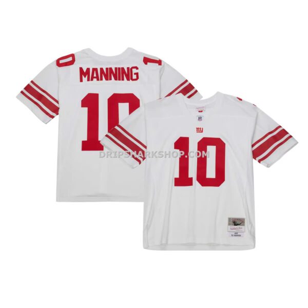 Mens Mitchell And Ness Eli Manning White New York Giants Legacy Replica Jersey