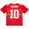 Mens Mitchell And Ness Eli Manning Red New York Giants 2004 Legacy Replica Jersey