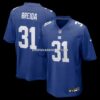 Mens Nike Matt Breida Royal New York Giants Game Jersey