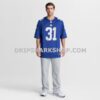 Mens Nike Matt Breida Royal New York Giants Game Jersey