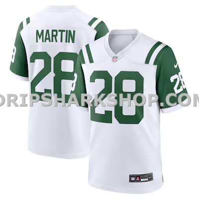 Mens Nike Curtis Martin White New York Jets Retired Player Alternate Game Jersey