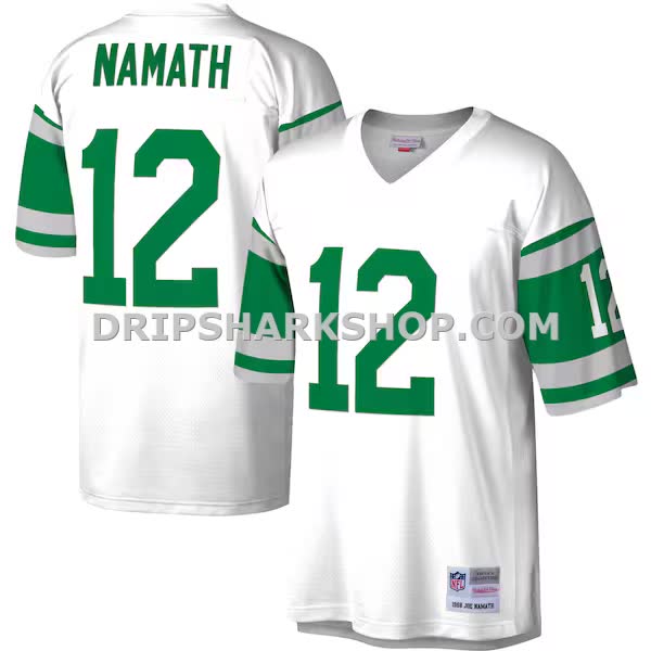 Mens Mitchell And Ness Joe Namath White New York Jets Legacy Replica Jersey Pi3610000