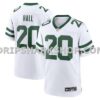 NFL251caeM01-2de4a1 Mens Nike Breece Hall Legacy White New York Jets Game Jersey