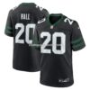 Mens Nike Breece Hall Legacy Black New York Jets Alternate Game Jersey