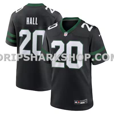 Mens Nike Breece Hall Legacy Black New York Jets Alternate Game Jersey