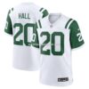 Mens Nike Breece Hall White New York Jets Classic Alternate Game Jersey
