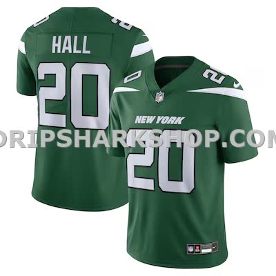 Mens Nike Breece Hall Gotham Green New York Jets Vapor Untouchable Limited Jersey