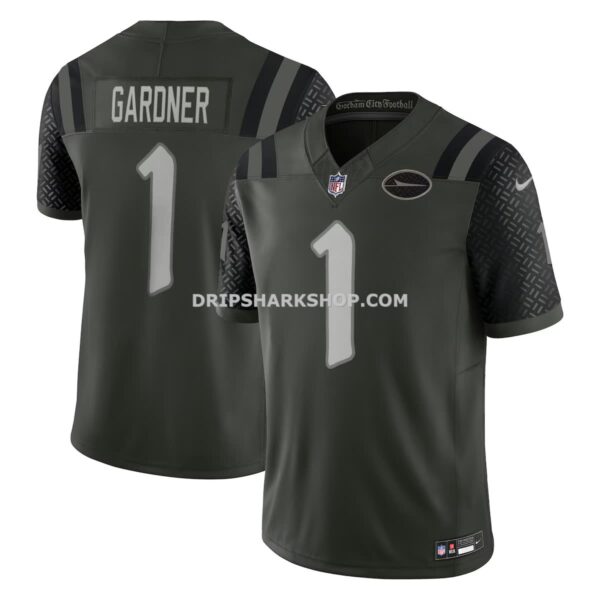 Mens Nike Ahmad Sauce Gardner Gotham Green New York Jets 2025 Rivalries Collection Limited Jersey